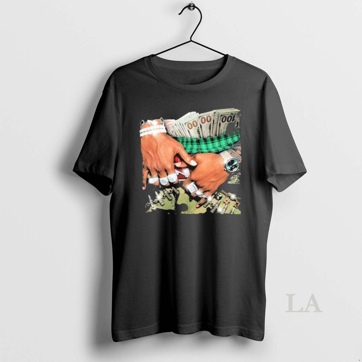 Original Money Filled Saggy Camo Pants Print