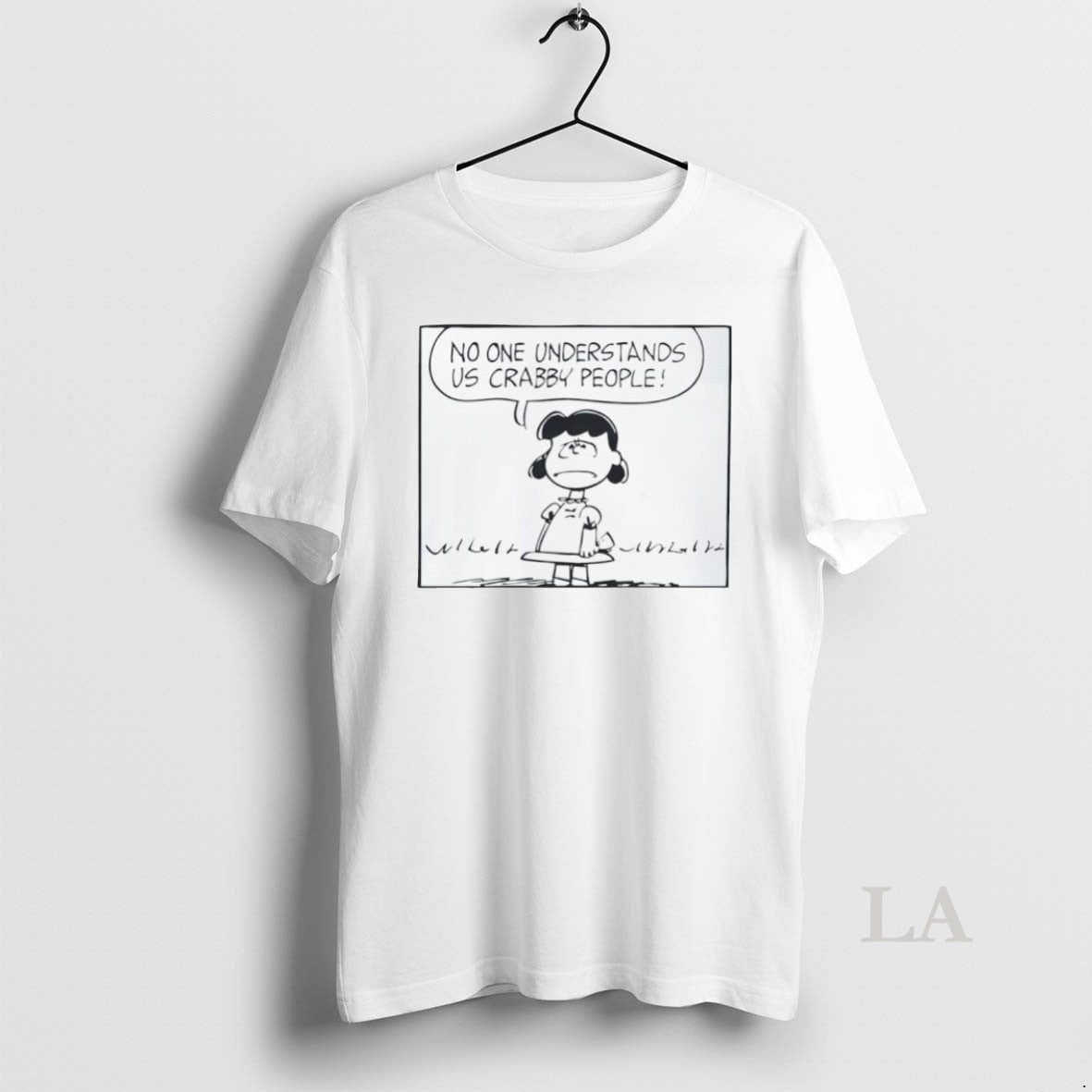 Original Peanuts Lucy Crabby People No One Understands Us Crabby People