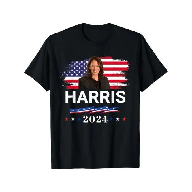 Outdoor Men's Crew Neck T-shirt, Kamala Harris 2024, Kamala Harris 2024 Presidential Campaign T-shirt, comfortable and breathable Made in USA