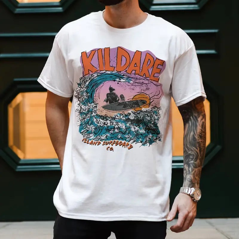 Outer Banks Kildare Island Sun T-Shirt, OBX SS4 Show Shirt, Beach Tee, Spring Break Tee Gift For Movies Lovers Fabric