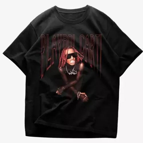 PLAYBOI CARTI T-SHIRT Rap Tee Concert Merch Whole Lotta Red Die Lit Rare Hip H Hoodie, Sweatshirt | WearSparks.com