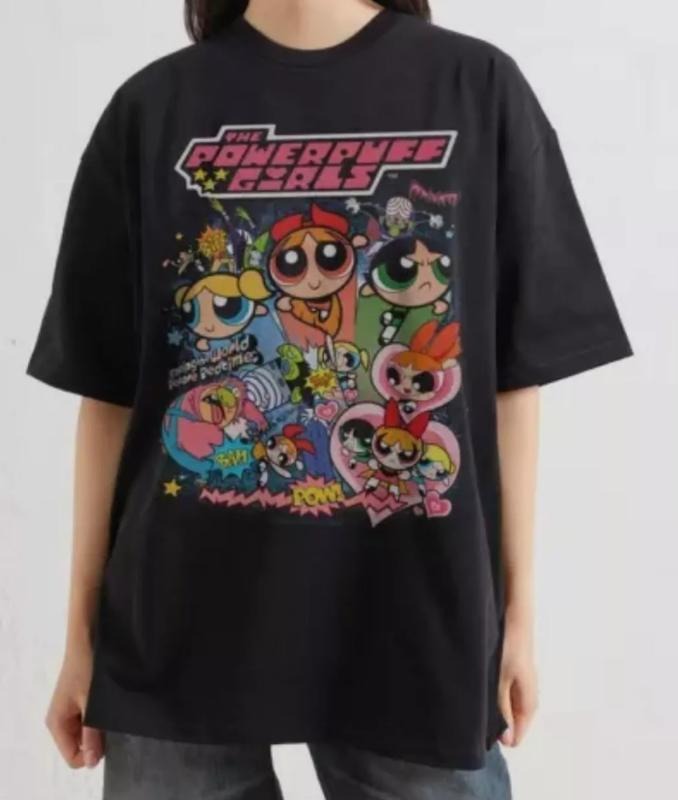 POWERPUFF GIRLS VINTAGE T-SHIRT Soft Cotton Unisex Shirt Rare Gift for Him Gift