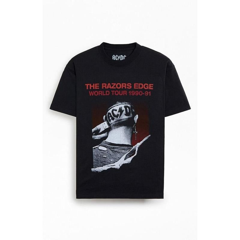PacSun Men's ACDC Razors Edge T-Shirt - Multicolor