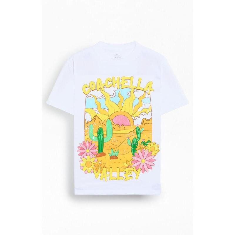 PacSun Men's Coachella Valley Sunrise T-Shirt - Multicolor