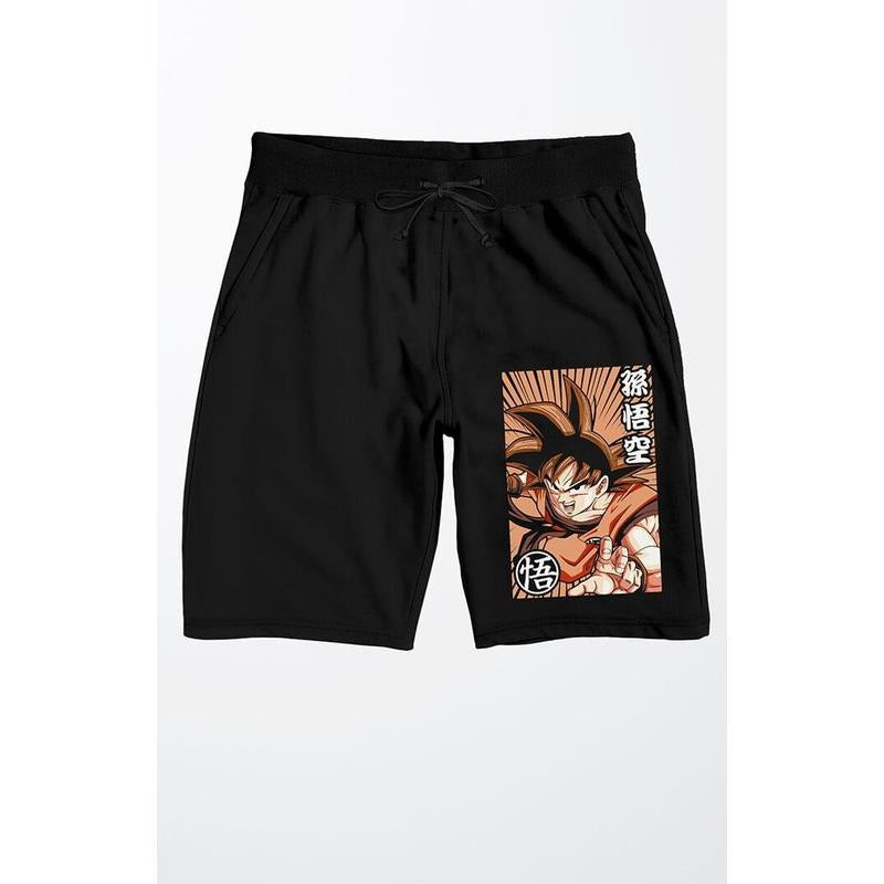 PacSun Men's Dragon Ball Z Goku Attack Anime Sweat Shorts