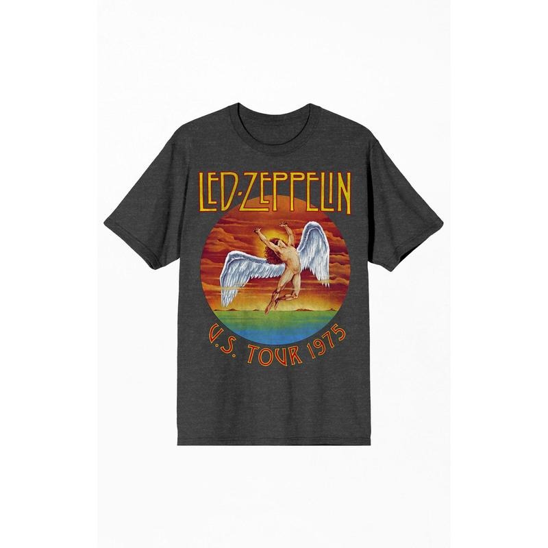PacSun Men's Led Zeppelin World Tour T-Shirt - Multicolor