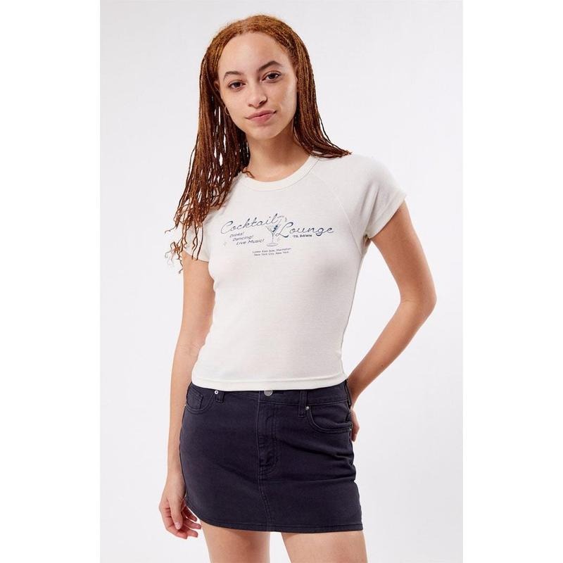 PacSun Women's Cocktail Lounge Raglan T-Shirt