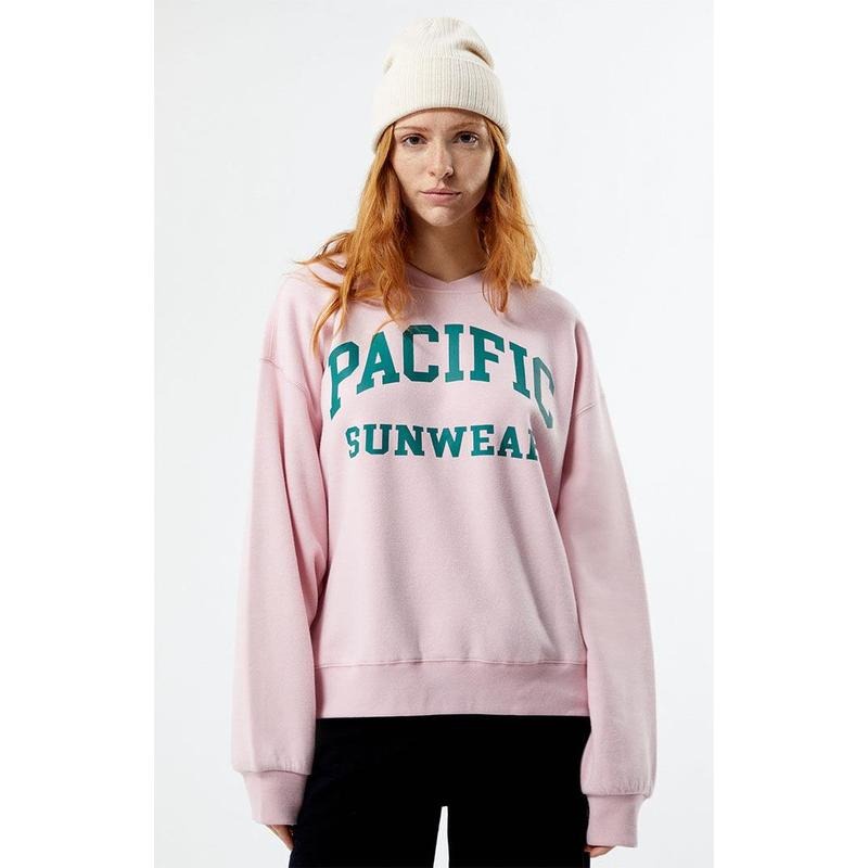 PacSun Women's Pacific Sunwear Surplice Oversized Sweatshirt