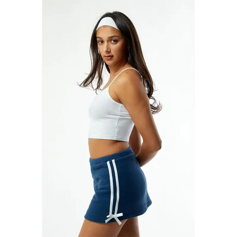 Pacsun Women's Bowtie Sweat Mini Skirt - Multicolor T-Shirts, Hoodie, Sweatshirt | WearSparks.com