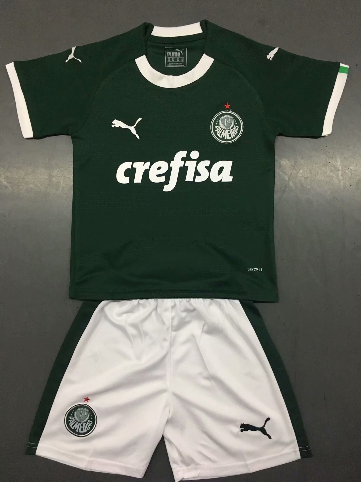 Palmeiras home green kids 19-20 season soccer kits