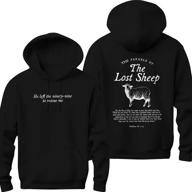Parable of the Lost Sheep Bible Verse Crewneck Faith Based Clothing Worship Gospel Sweatshirt Minimalist Christian Catholic Religious T-shirt, sweater and Hoodie