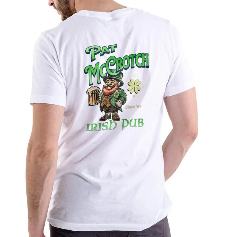 Pat McCrotch Irish Pub T Shirt, Unisex Cotton, cuteshirts, cute shirts