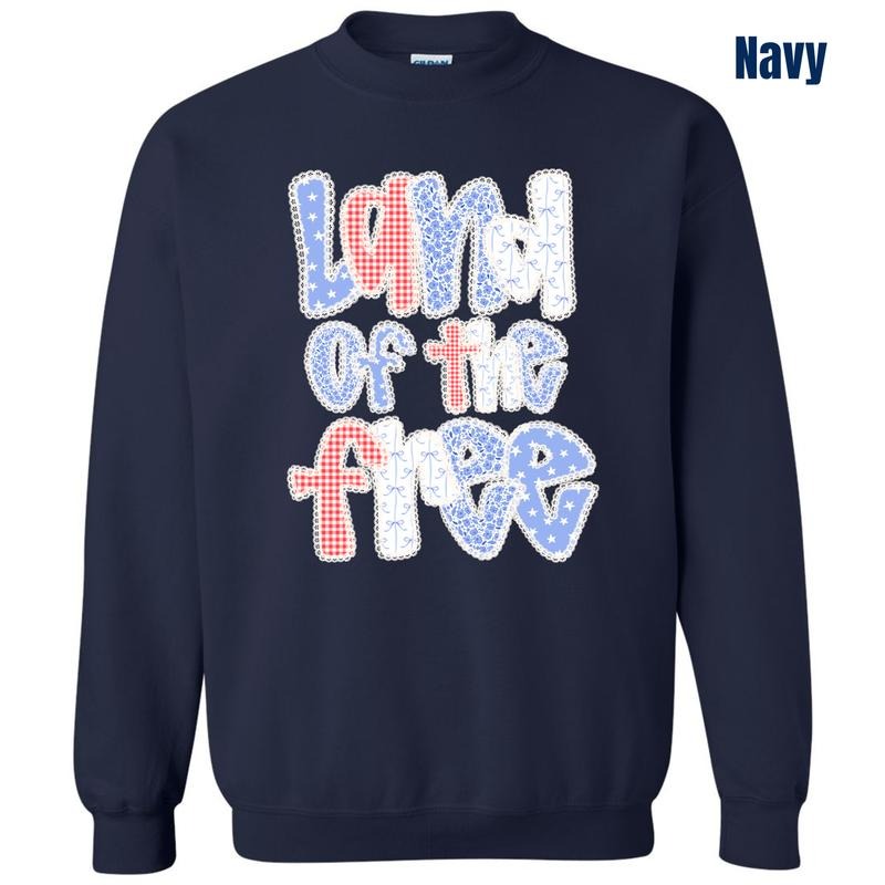 Pattern Land Of The Free Sweatshirt 'NLB'