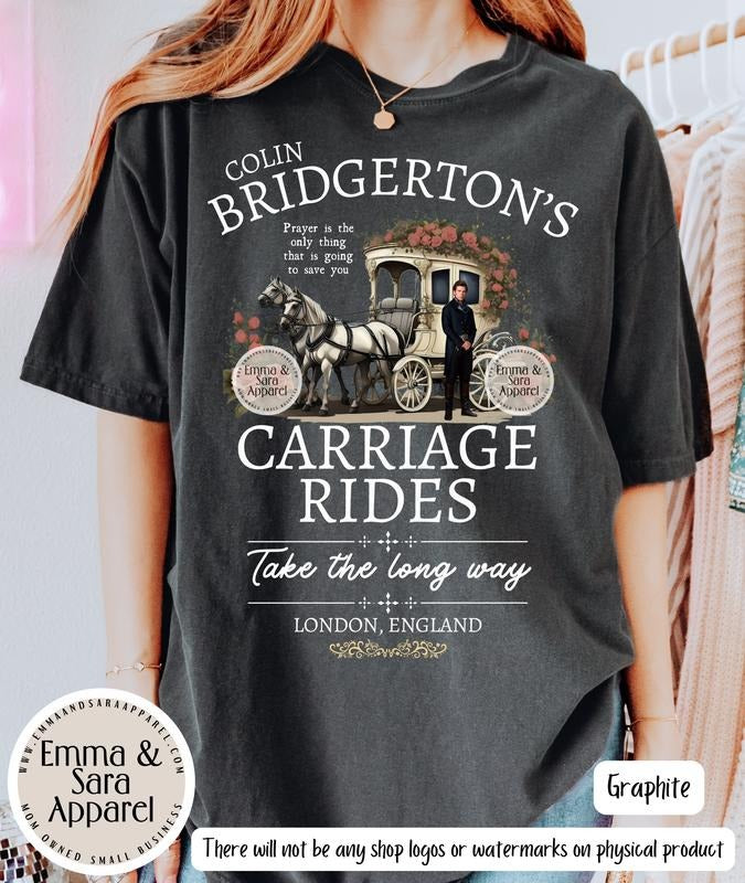 Penel0pe & C0lin Bridgert0n Season 3 Shirt, T-shirt, C@rri@ge Scene Shirt, Lady Whistledown, Book Shirt for Her