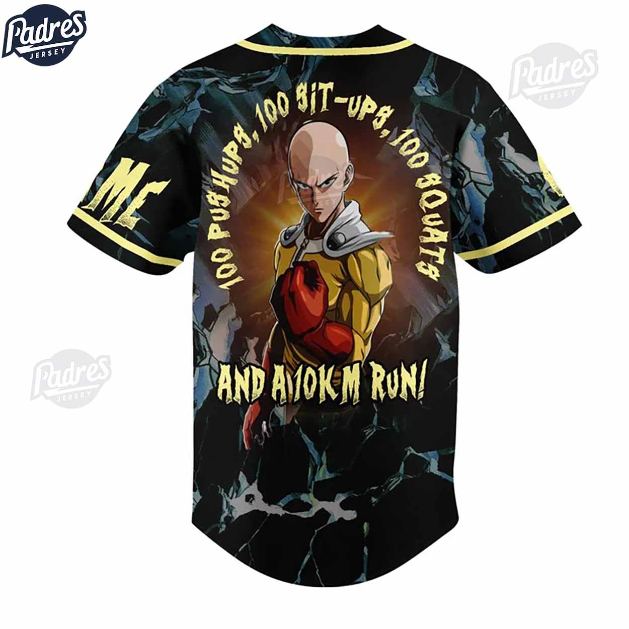 Personalized Saitama Baseball Jersey - Padres Jersey Oasis: Elevate Your Baseball Style Game