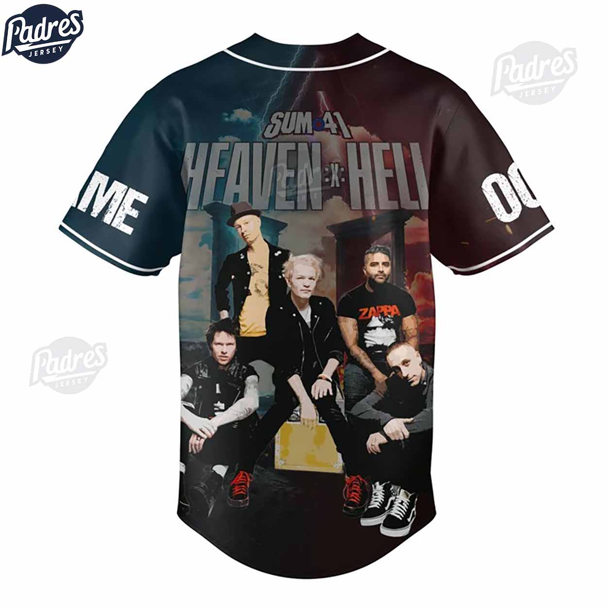 Personalized World Tour Sum 41 Baseball Jersey - Padres Jersey Oasis: Elevate Your Baseball Style Game