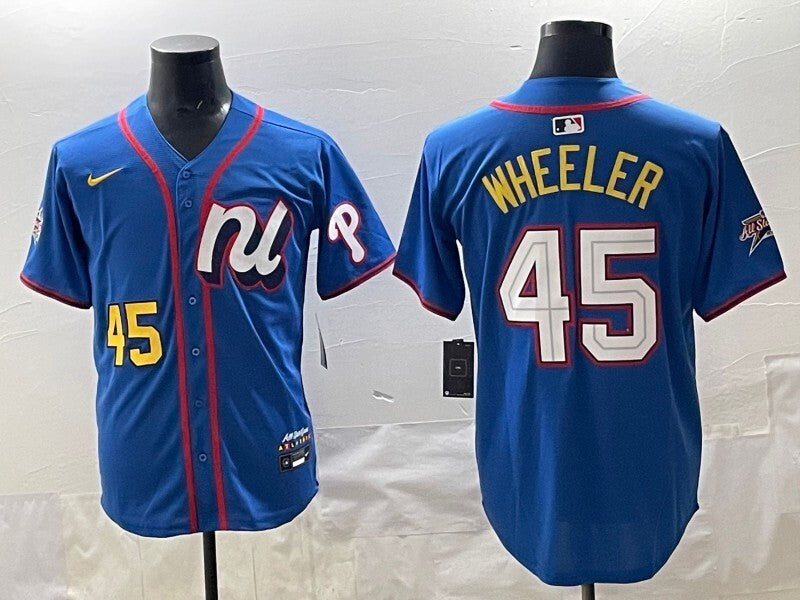 Philadelphia Phillies #45 Zack Wheeler Phillies 25 All-Star