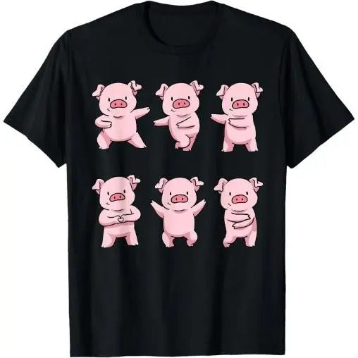Pig Gifts For Pig Lovers Pig Shirt Women Men Kids Pig T-Shirt Made in USA