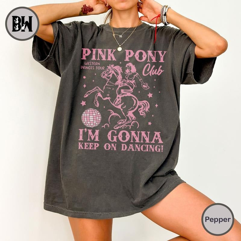 Pink Pony Club T-Shirt, Chappell Roan T-Shirt, Comfort Colors Shirt, Midwest Princess Tour, Chappell Roan Merch, Fan Tee, Merch Gift