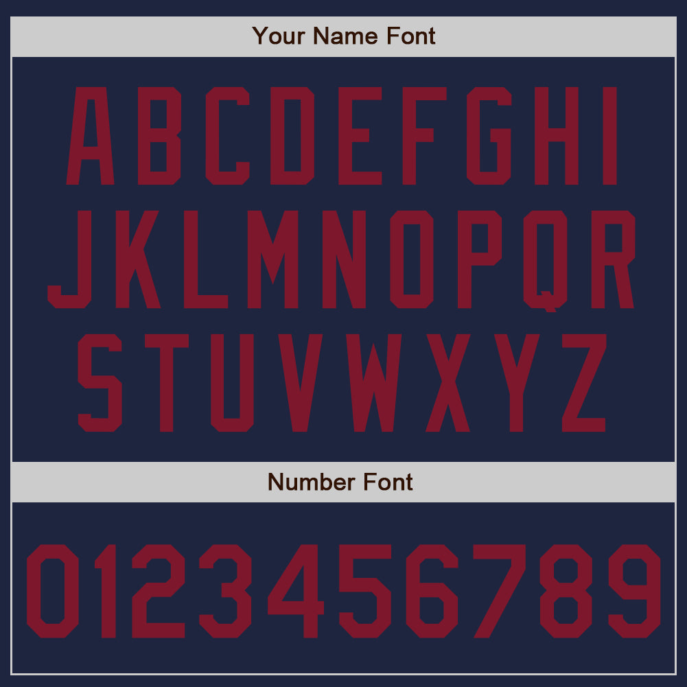 Custom Navy Crimson-Cream Classic Vertical Stripe Fluid Liquid Texture Authentic Baseball Jersey
