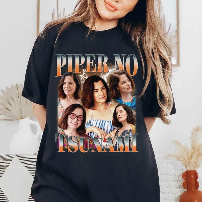 Piper No - Tsunami T-Shirt, Parker Posey White Lotus Sweatshirt, Viral Pop Culture Hoodie, Unisex Cotton Shirt, Shirt For Movie Lover