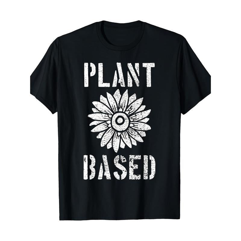 Plant 100% Cotton T-shirt sunflower T-shirt Made in USA