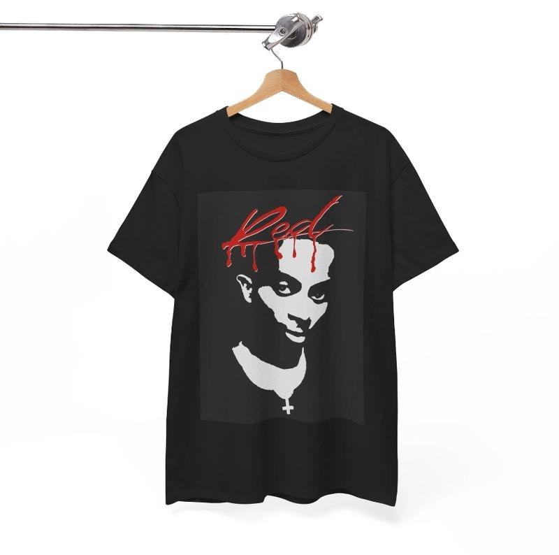 Playboi C4rti RED T-Shirt, Vintage Rap Tee Hip Hop Style