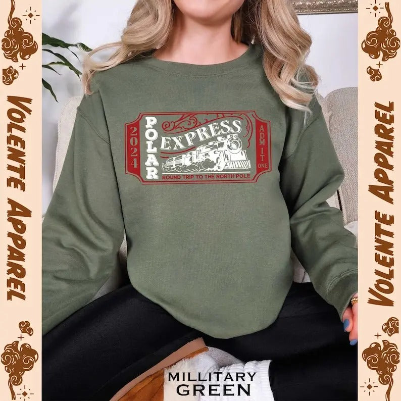 Polar Express Christmas Shirt, Polar Express Ticket Shirt, Train Depot Shirt, North Pole Shirt, Christmas Holiday Shirt, Polar Express T-shirt, sweater and Hoodie