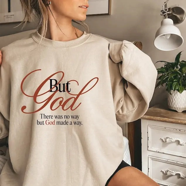 Premium God Sweatshirt, Christian Shirt For Women, Believer Hoodie, Religion Sweater, Catholic Women Sweatshirt, Christ...