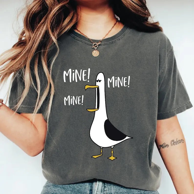 Premium MINE MINE MINE Seagull Shirt, Family Vacation, Funny Group Tees, Kids Tshirts, Vacation Matching Shirts, Seagull...