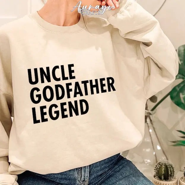 Premium Uncle Godfather Shirt, Uncle Godfather Legend Shirt, Godfather Shirt, Godfather Gift, Gift For Godfather, Uncle...