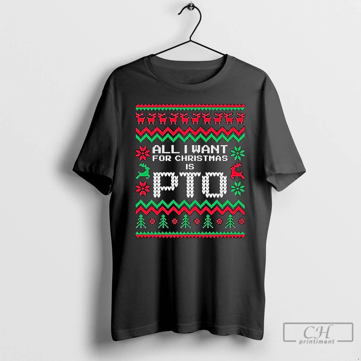 Premium All I Want For Christmas Is Pto Ugly Christmas Ornaments