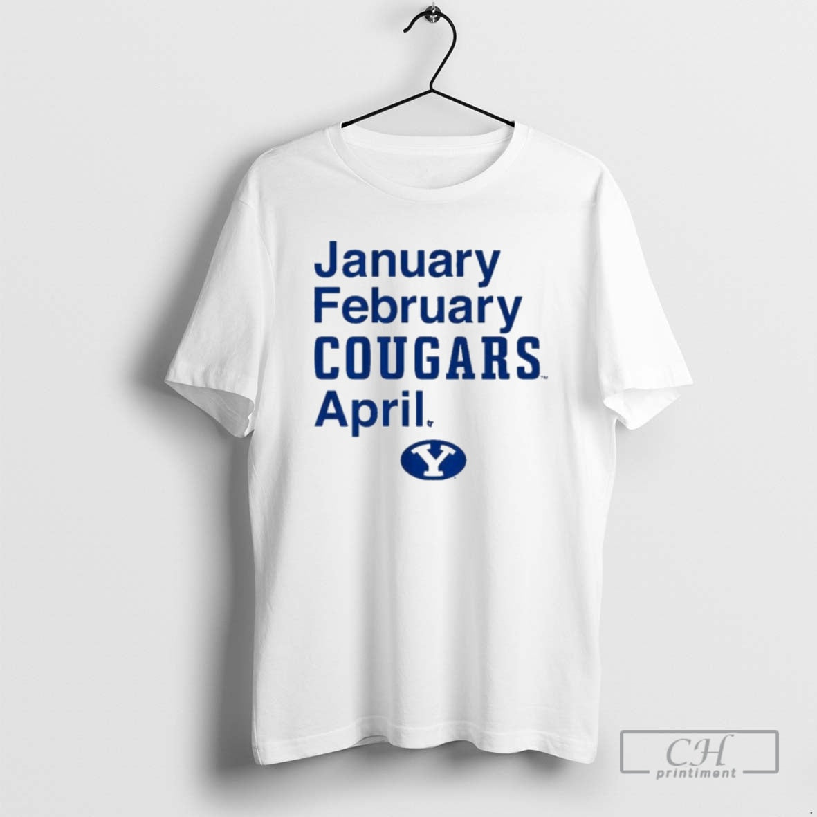 Premium Byu Cougars Basketball January February Cougars April Shirt Sweater Hoodie, Sweatshirt | WearSparks.com