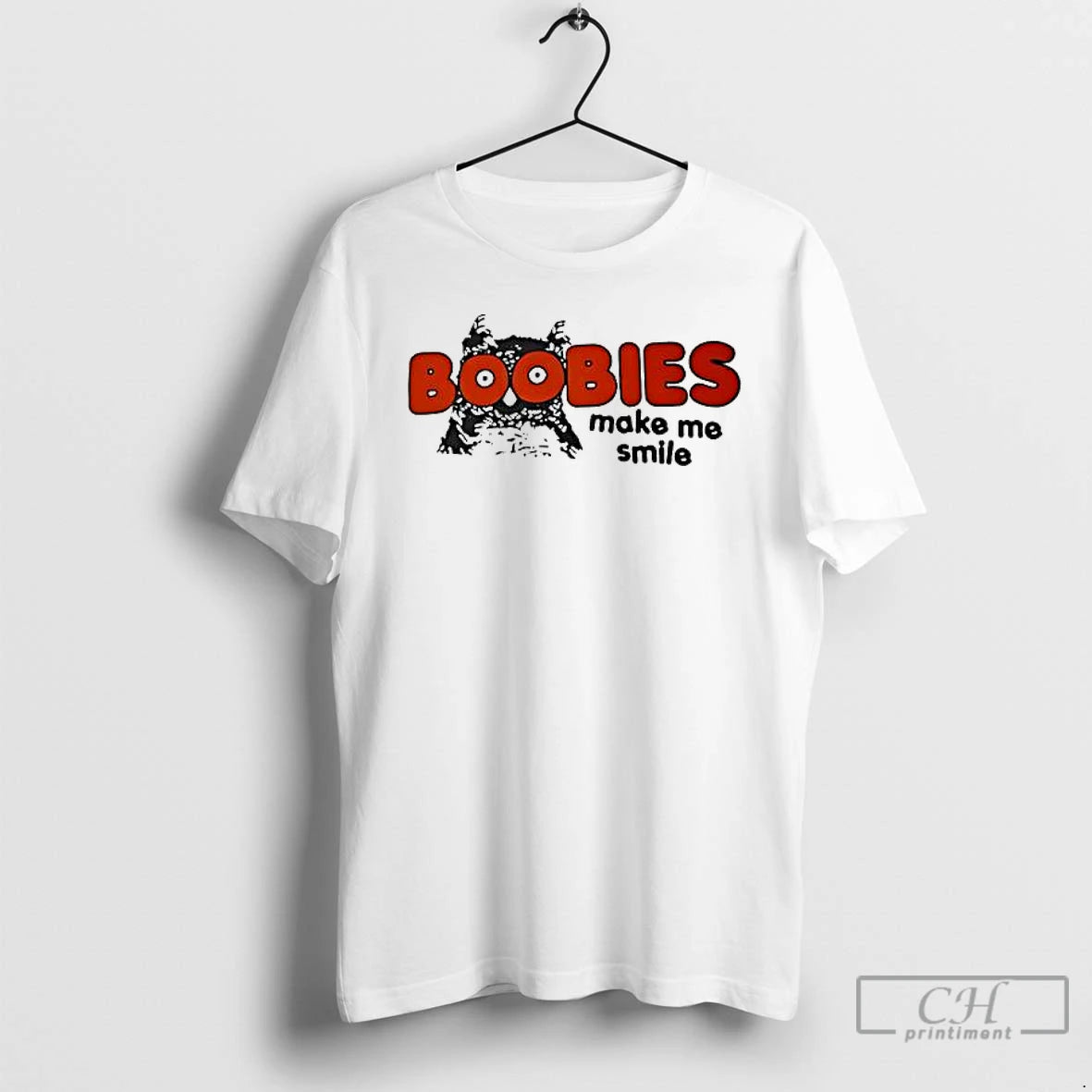 Premium Boobies Make Me Smile Vintage