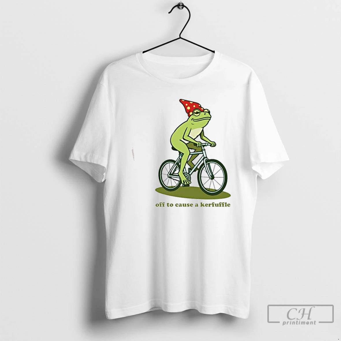 Premium Frog Bike Bicycle Off To Cause A Kerfuffle