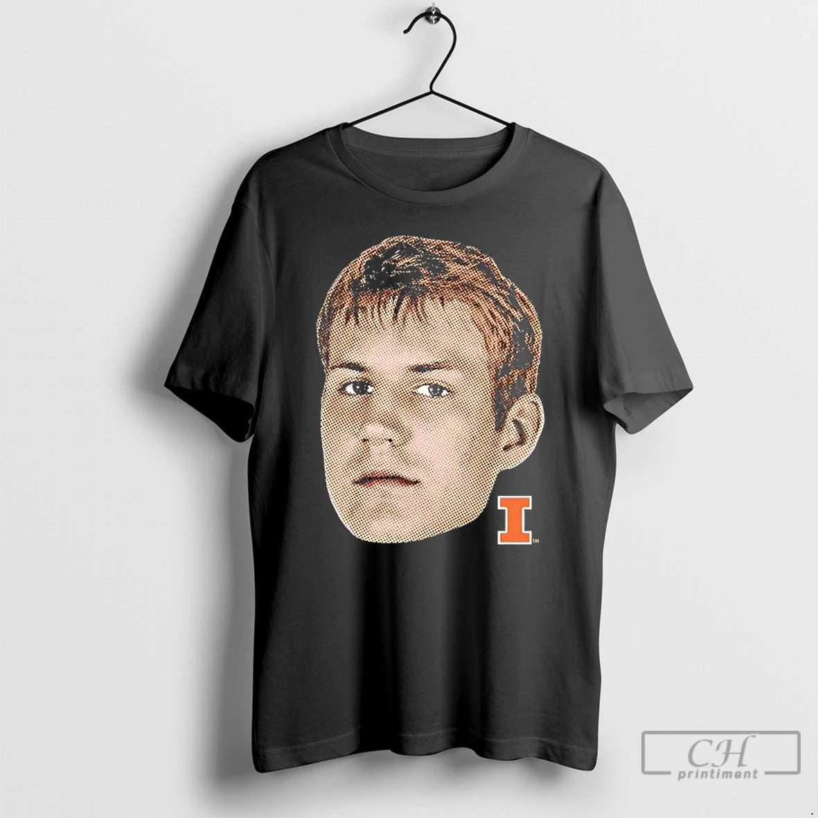 Premium Jason Jakstys Portrait Head Illinois Fighting Illini