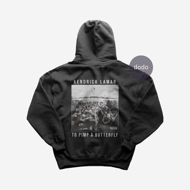 Premium Kendrick Lamar Hoodie - To Pimp A Butterfly Album Hoodie - Kendrick Lamar New Album Hoodie - Unisex Heavy Cotton Hoodie