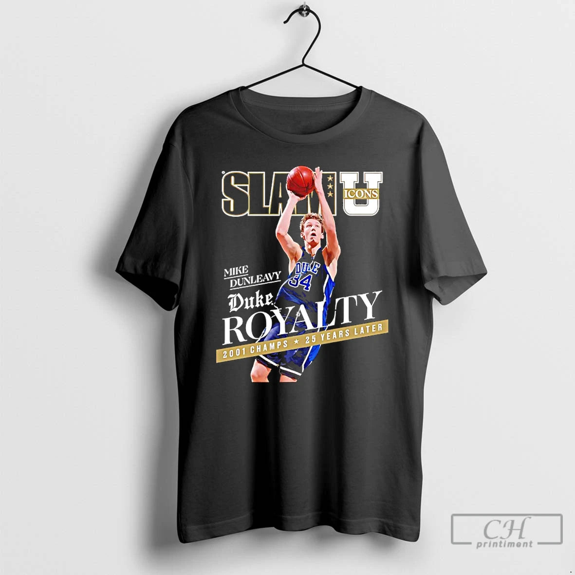 Premium Mike Dunleavy Duke Royalty 2001 Champs 25 Years Later Slam Cover T Shirts Sweater Hoodie, Sweatshirt | WearSparks.com