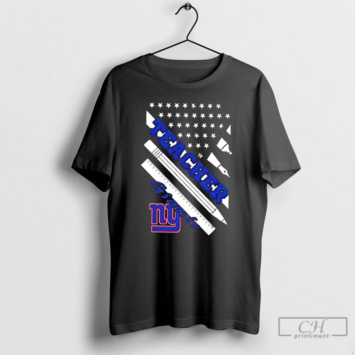 Premium New York Giants Football X Teacher American Flag T-Shirts, Hoodie, Sweatshirt | WearSparks.com