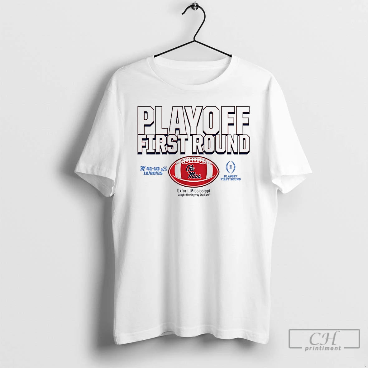 Premium Ole Miss Rebels 2026 Cfp First Round Winner 41 10 Score T Shirts Sweater