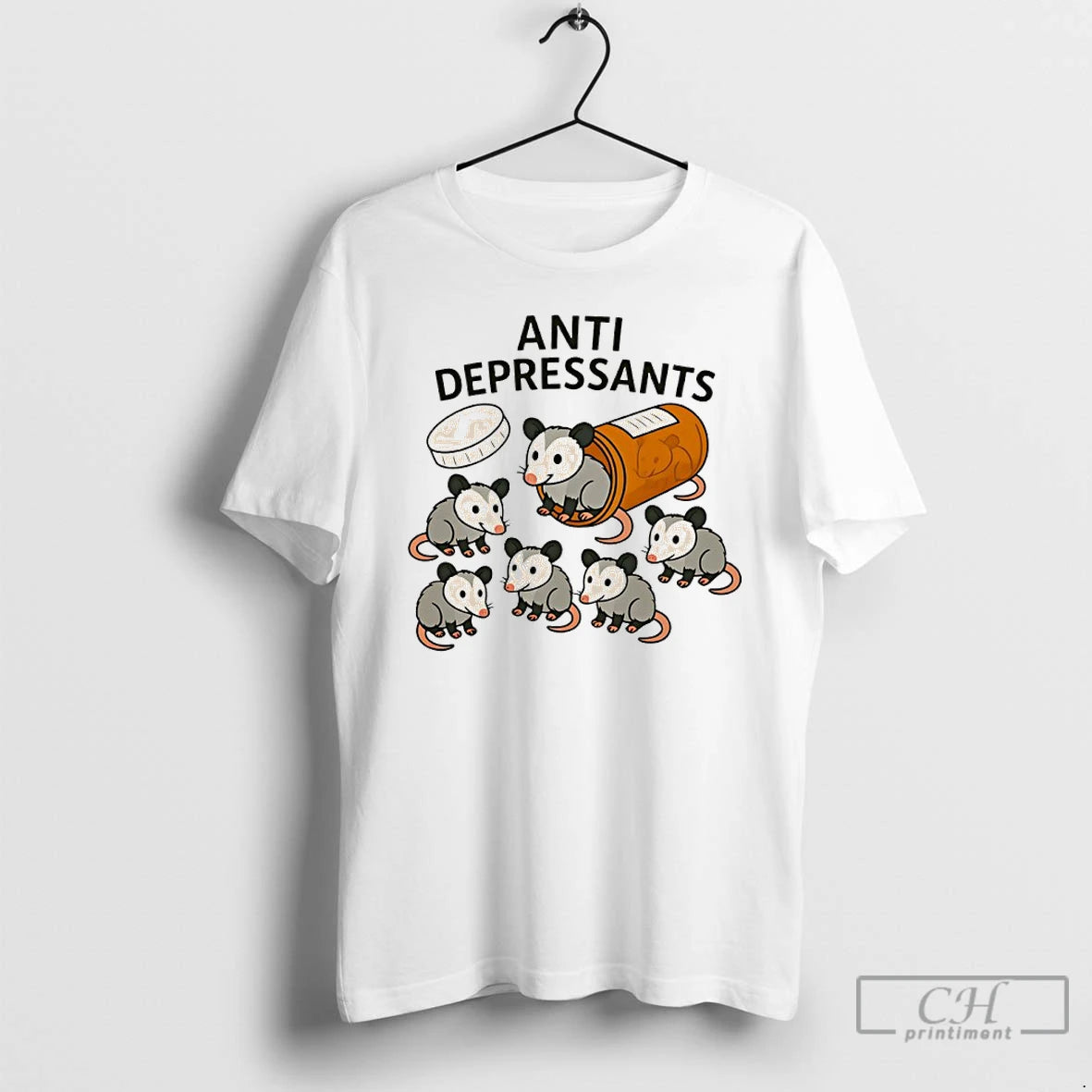 Premium Opossum Anti Depressants Meme T-Shirts, Hoodie, Sweatshirt | WearSparks.com
