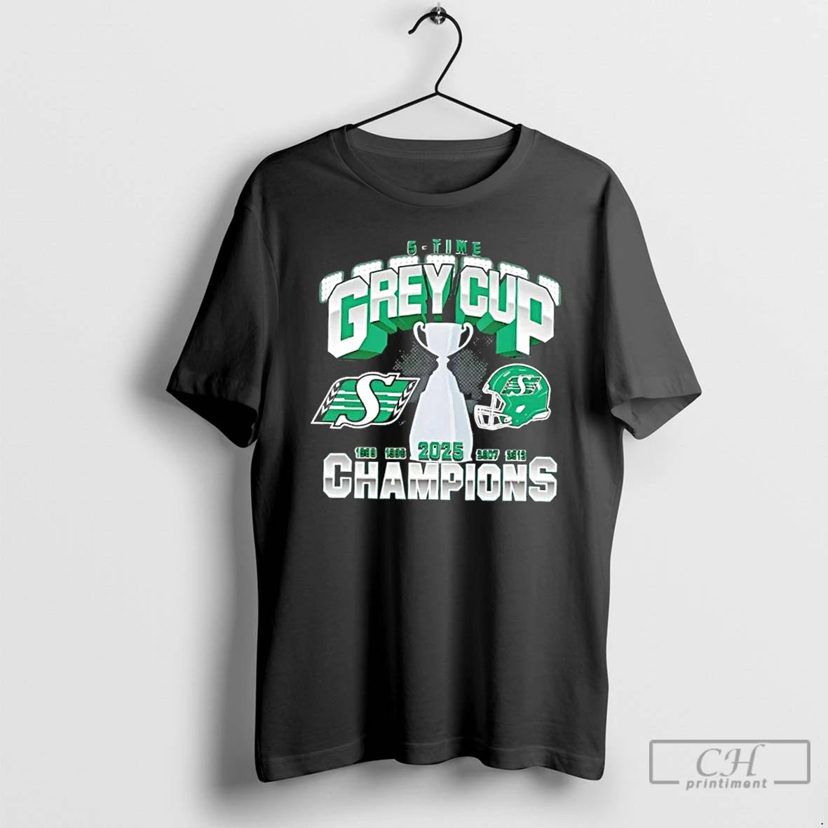 Premium Saskatchewan Roughriders 112 Grey Cup Champs Victory