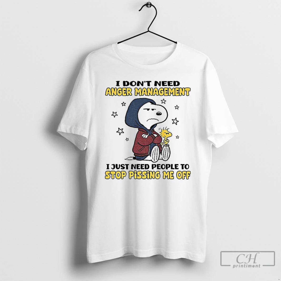 Premium Snoopy I Dont Need Anger Management I Just Need People To Stop Pissing Me