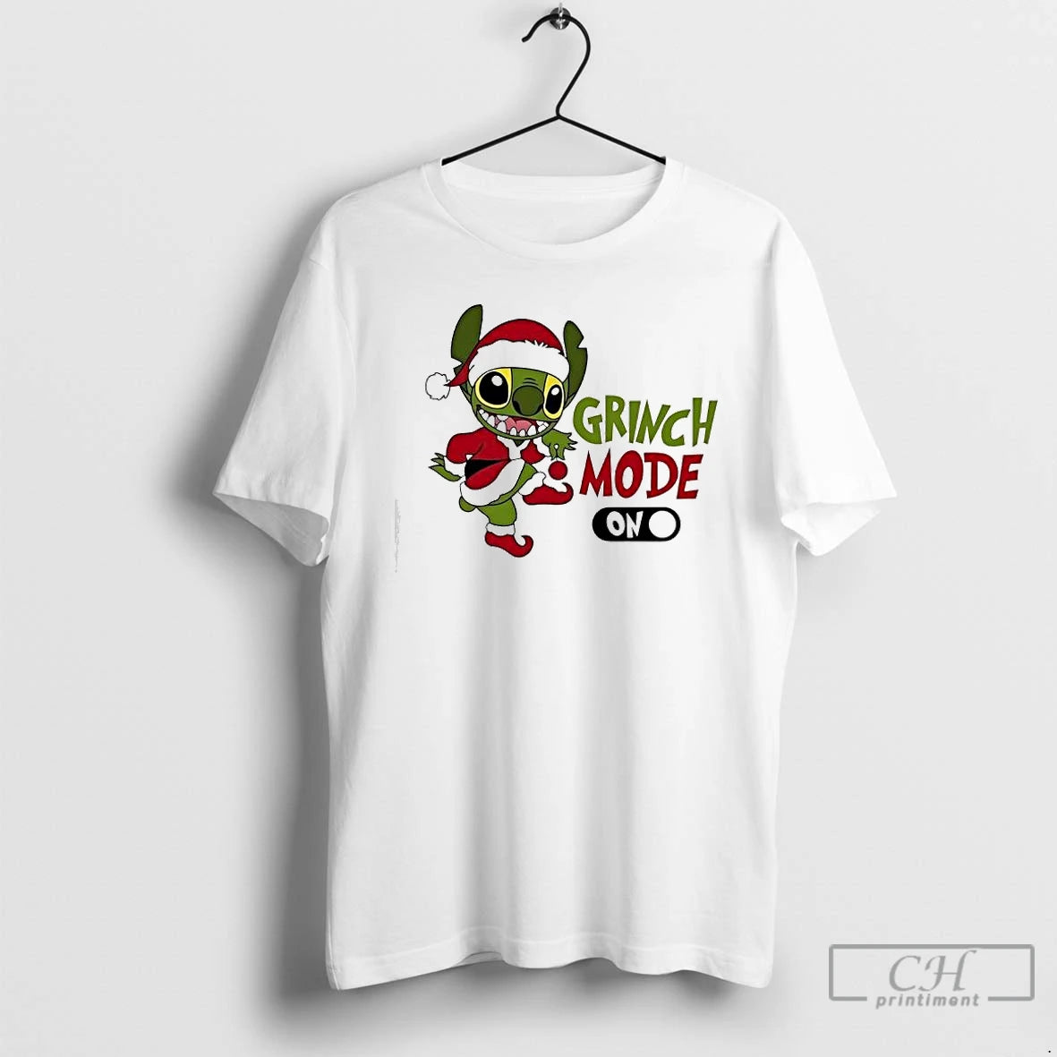 Premium Stitch Santa Suit Grinch Mode On
