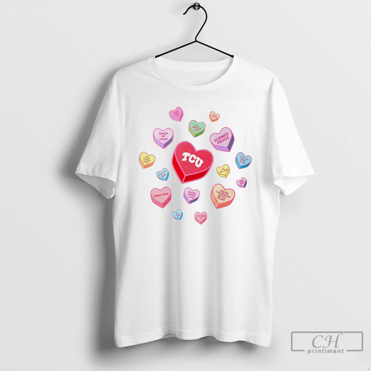 Premium Tcu Horned Frogs Sweet Talk Valentine Day 2026 T-Shirts, Hoodie, Sweatshirt | WearSparks.com