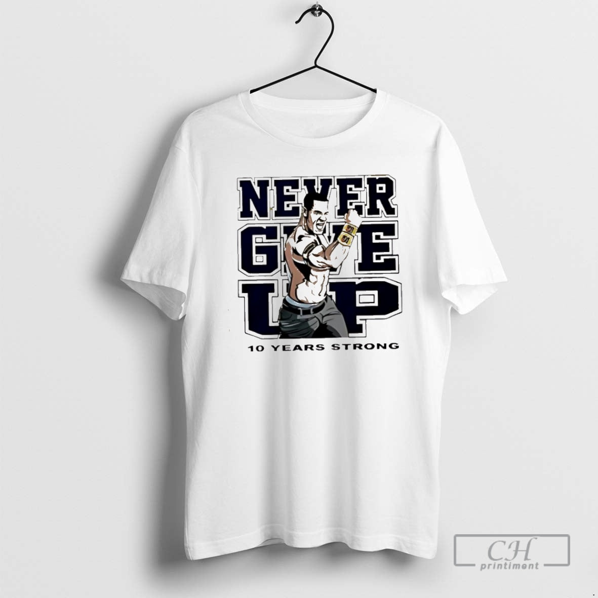 Premium Tyrese Haliburton John Cena Never Give Up 10 Years Strong Shirt Sweater