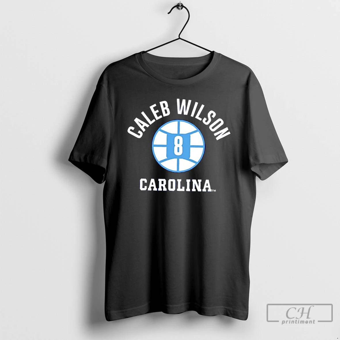 Premium Unc Tar Heels Basketball Caleb Wilson Name Number Ball 8 T-Shirts, Hoodie, Sweatshirt | WearSparks.com