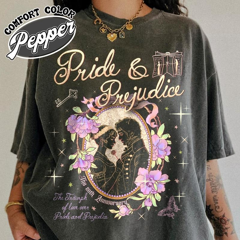 Pride and Prejudice 20th Anniversary Shirt for Fan, Elizabeth Bennet Inspired Shirt, Pemberley Shirt, Headstrong Girl Tee, Mr Darcy Book Lover