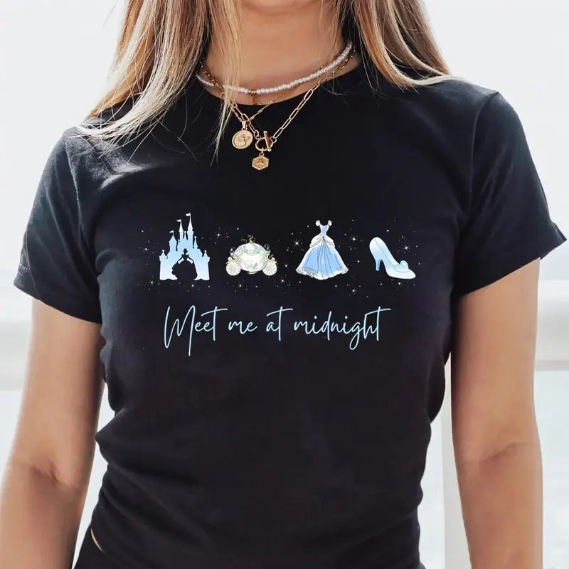 Princess Meet Me At Midnight Baby Tee, Princess Magic Kingdom Trip Baby Tee, Meet Me At Midnight Princess T-Shirt,...