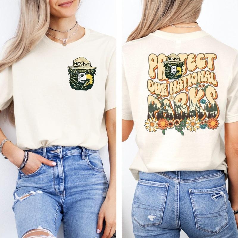 Protect Our National Parks 2 Sides Shirt Environmental Activism Tee National Park Shirt Protect Our National Parks Shirt Resist Bear Tee T-shirt, sweater and Hoodiestyle{n002}2